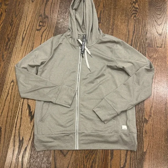 Vuori Jacket Women Halo Performance Lightweight Sage Green Women's Hoodie VW268 - Picture 7 of 9